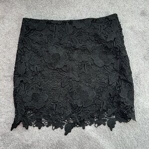 Lace Black Skirt